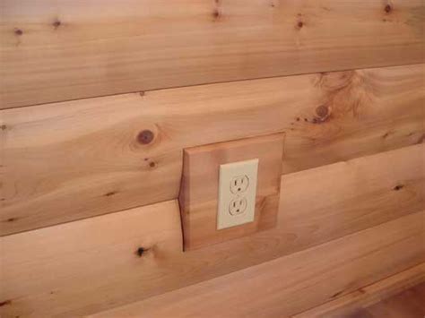 electric box wooden|log home electrical kits.